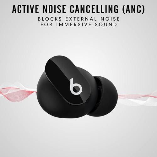 Beats Studio Buds – True Wireless Noise-Cancelling-Ohrhörer – kompatibel mit Apple & Android, integriertes Mikrofon, IPX4-zertifiziert, schweißresistente Kopfhörer