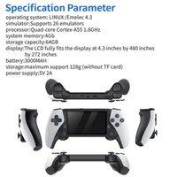 2025 New Hot Sell Ampown M25 Handheld 3d Joystick Game Console Tv Hdmi Wireless Controller Ps1 Arcade Game Console Holiday Gift